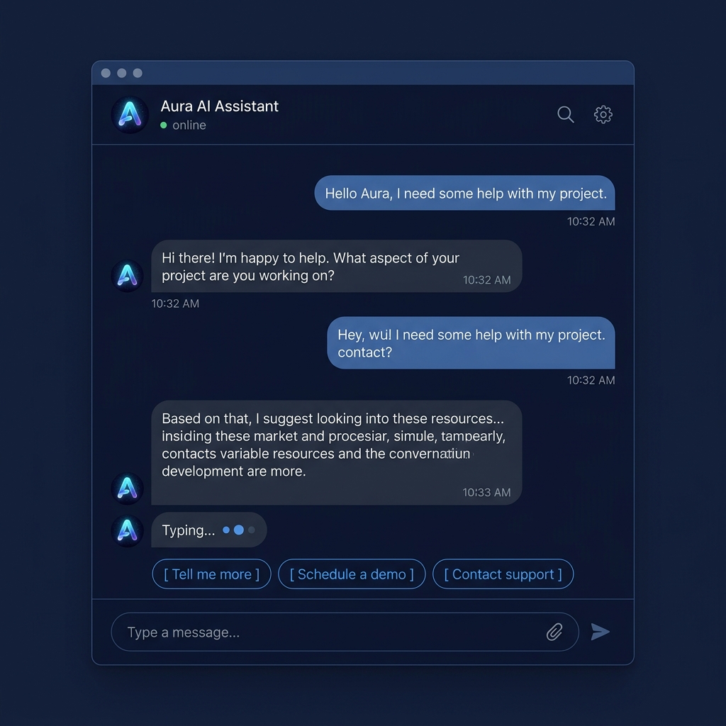 Chatbot de IA inteligente para empresas